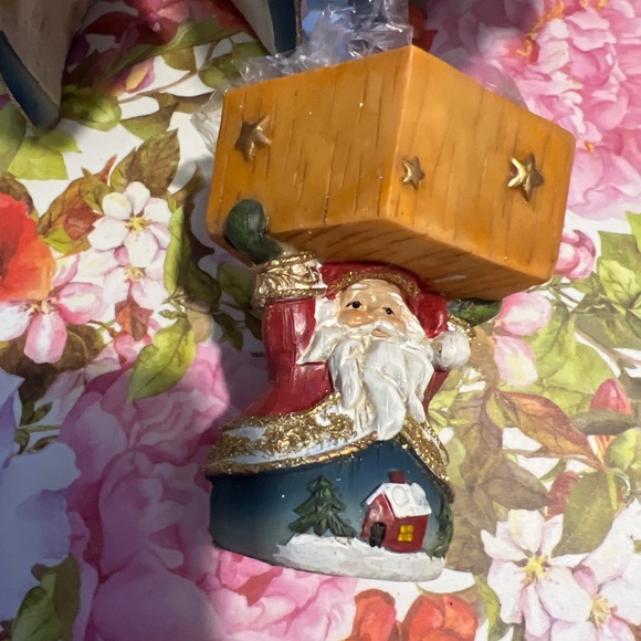 Santa Tea Light Holders - New In Box - Picture 9 of 13